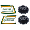 Imagen de Calcomania Suzuki Ts185 Ts125 Ts250 Laterales Y Tanque Antigua